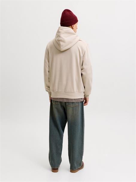 JORFREDERIKSBERG MONOGRAM SWEAT HOOD SN feather gray