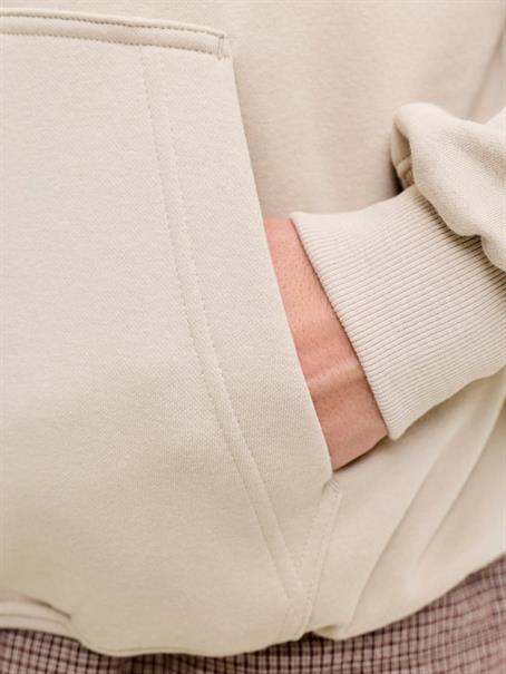 JORFREDERIKSBERG MONOGRAM SWEAT HOOD SN feather gray