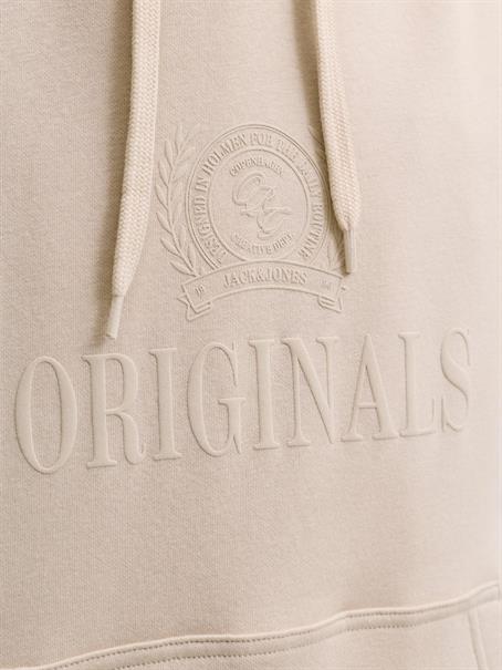 JORFREDERIKSBERG MONOGRAM SWEAT HOOD SN feather gray