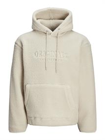 JORFREDERIKSBERG TEDDY SWEAT HOOD SN oatmeal