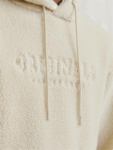 JORFREDERIKSBERG TEDDY SWEAT HOOD SN oatmeal