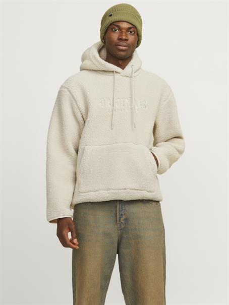 JORFREDERIKSBERG TEDDY SWEAT HOOD SN oatmeal