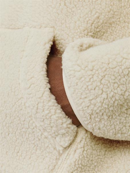 JORFREDERIKSBERG TEDDY SWEAT HOOD SN oatmeal