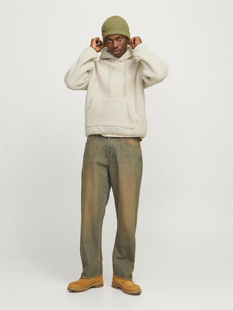 JORFREDERIKSBERG TEDDY SWEAT HOOD SN oatmeal