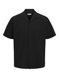JORGLOBAL WAFFLE RESORT SHIRT SS black
