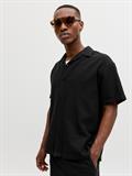 JORGLOBAL WAFFLE RESORT SHIRT SS black