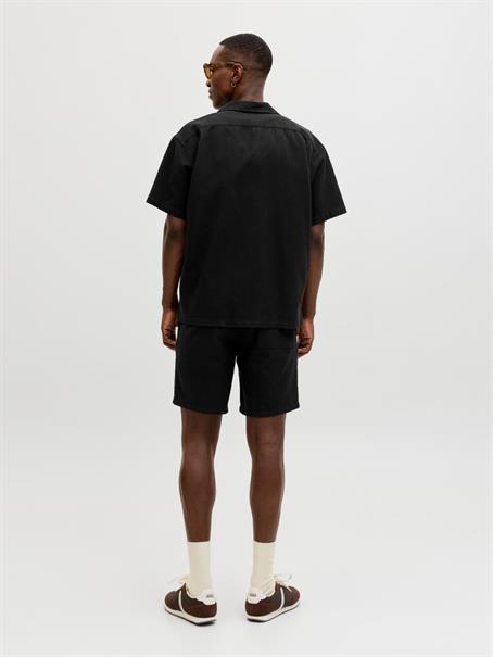 JORGLOBAL WAFFLE RESORT SHIRT SS black