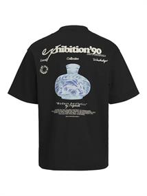 JORGREENPOINT BACK GRAPHIC TEE SS CN black