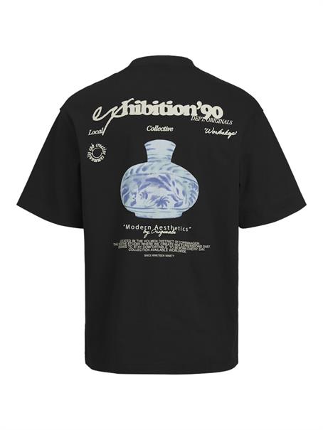 JORGREENPOINT BACK GRAPHIC TEE SS CN black