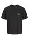 JORHYDRA CUTOUT TEE SS CREW NECK black