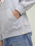JORINTERNATIONAL SWEAT HOOD LN light grey melange