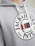JORINTERNATIONAL SWEAT HOOD LN light grey melange