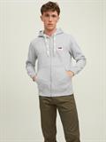 JORINTERNATIONAL ZIP SWEAT HOOD LN light grey melange