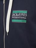 JORINTERNATIONAL ZIP SWEAT HOOD LN navy blazer