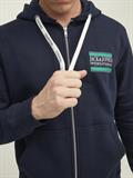 JORINTERNATIONAL ZIP SWEAT HOOD LN navy blazer
