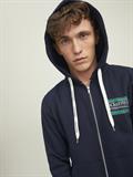 JORINTERNATIONAL ZIP SWEAT HOOD LN navy blazer