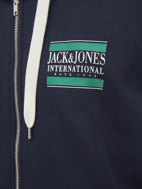 JORINTERNATIONAL ZIP SWEAT HOOD LN navy blazer