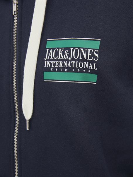JORINTERNATIONAL ZIP SWEAT HOOD LN navy blazer