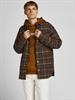 JORJAMES QUILTED OVERSHIRT LS LN desert palm