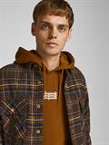 JORJAMES QUILTED OVERSHIRT LS LN desert palm