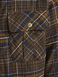 JORJAMES QUILTED OVERSHIRT LS LN desert palm