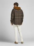 JORJAMES QUILTED OVERSHIRT LS LN desert palm