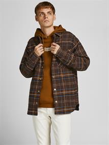 JORJAMES QUILTED OVERSHIRT LS LN desert palm