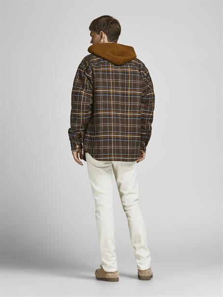 JORJAMES QUILTED OVERSHIRT LS LN desert palm
