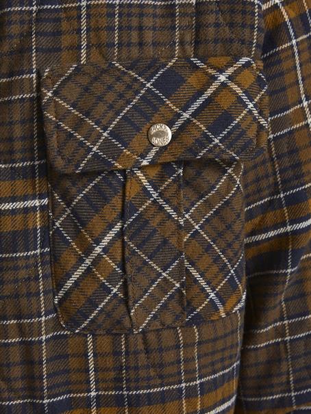 JORJAMES QUILTED OVERSHIRT LS LN desert palm