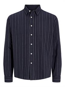 JORJAMES SPLIT STRIPE SHIRT LS sky captain