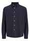 JORJAMES SPLIT STRIPE SHIRT LS sky captain