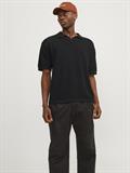 JORLINEN BLEND KNIT SS POLO SN black