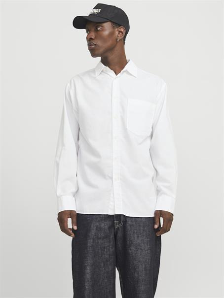 JORMARGATE OXFORD SHIRT LS BF LN white