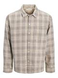 JORMONTREAL BOXY CHECK SHIRT LS feather gray