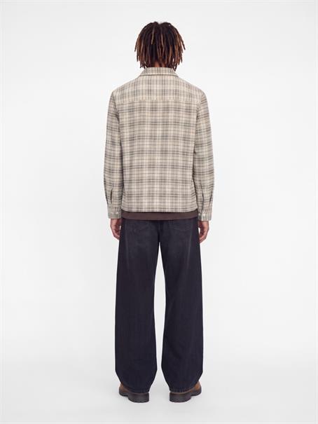 JORMONTREAL BOXY CHECK SHIRT LS feather gray