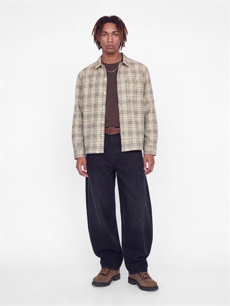 JORMONTREAL BOXY CHECK SHIRT LS feather gray
