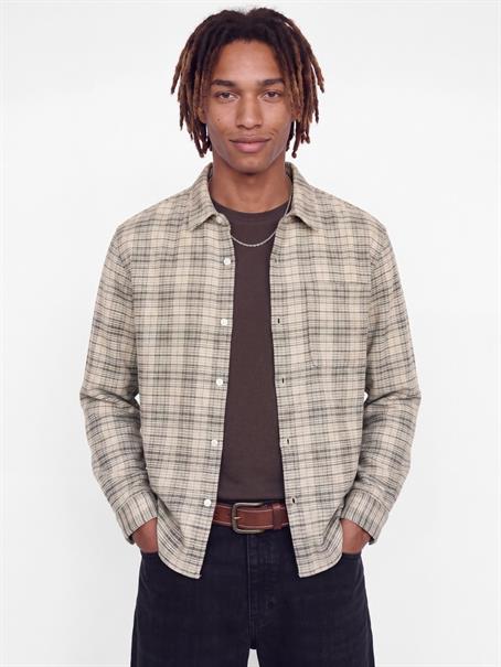 JORMONTREAL BOXY CHECK SHIRT LS feather gray
