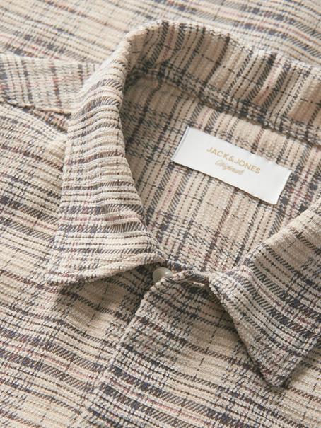 JORMONTREAL BOXY CHECK SHIRT LS feather gray