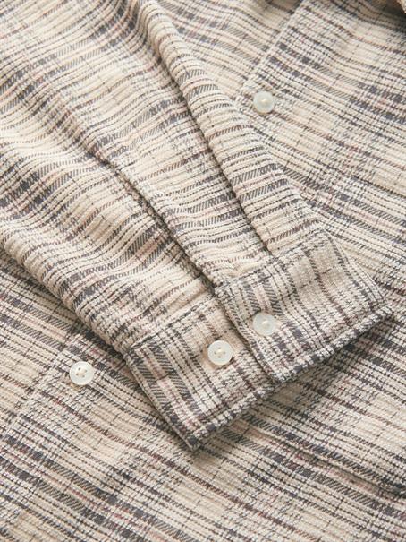 JORMONTREAL BOXY CHECK SHIRT LS feather gray