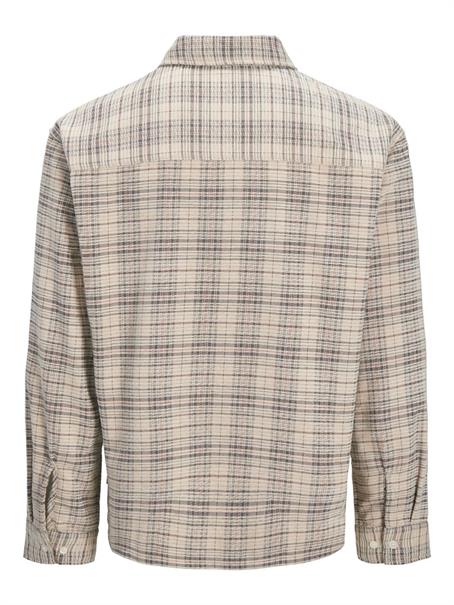 JORMONTREAL BOXY CHECK SHIRT LS feather gray