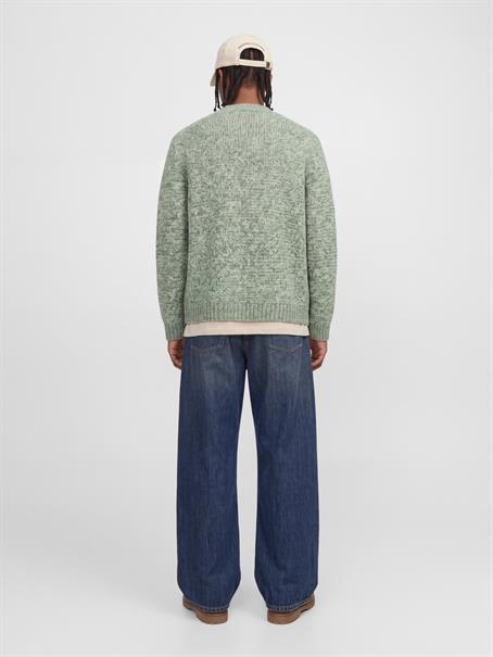 JORMONTREAL KNIT TWISTED CREW NECK shale green