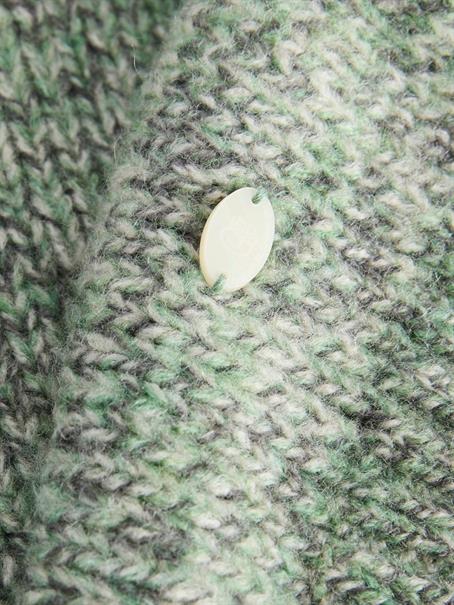 JORMONTREAL KNIT TWISTED CREW NECK shale green