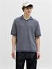 JORNANTUCKET KNIT SPLIT NECK POLO SA26 odyssey gray