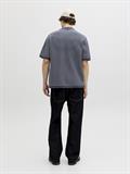 JORNANTUCKET KNIT SPLIT NECK POLO SA26 odyssey gray