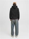 JORNORREBRO EMB SWEAT ZIP HOOD NOOS black