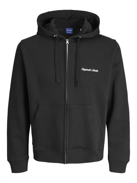 JORNORREBRO EMB SWEAT ZIP HOOD NOOS black