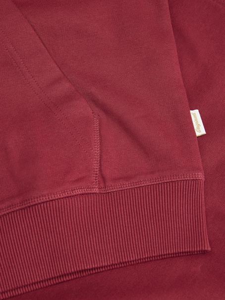 JORNORREBRO EMB SWEAT ZIP HOOD NOOS tibetan red