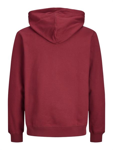 JORNORREBRO EMB SWEAT ZIP HOOD NOOS tibetan red