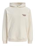 JORNORREBRO TYPO BACK SWEAT HOOD SN antique white2