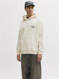 JORNORREBRO TYPO BACK SWEAT HOOD SN antique white2